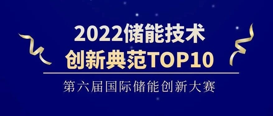 中科海钠-荣获“2022储能技术创新典范TOP10”｜梧桐树大家庭